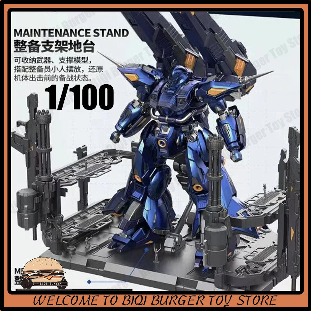 Zero Boundary Studio DARK WAVE Assembly Model Kit 1/100 DrakWave Action Figure MAINTENANCE STAND MAGAZINE-STYLE BOX Toy