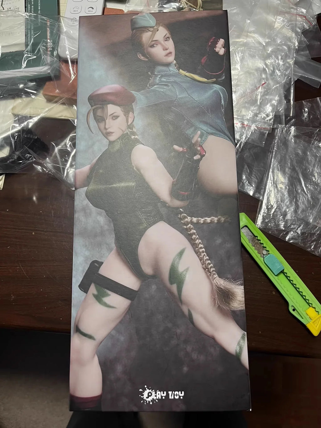 In Stock Originate PLAY TOY SF Cammy White P020 Movable Model Toys Collection 1/6 Steel bone silica gel body SF Cammy White