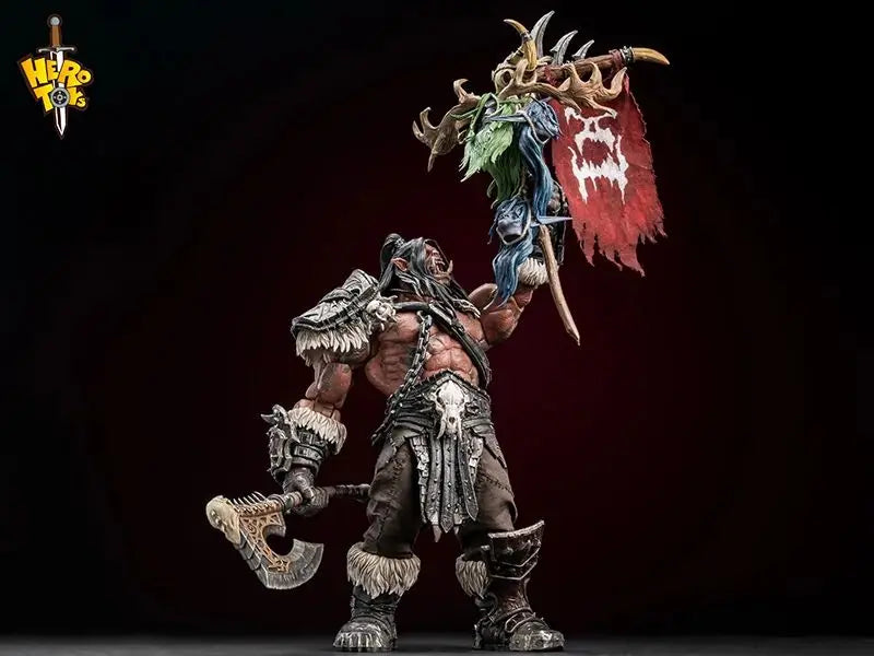 In Stock HERO TOYS LIMITED EDITION Grommash Hellscream Warcraft  1/10 Movable Model Collection Toys Metytoyz Orc Mannoroth