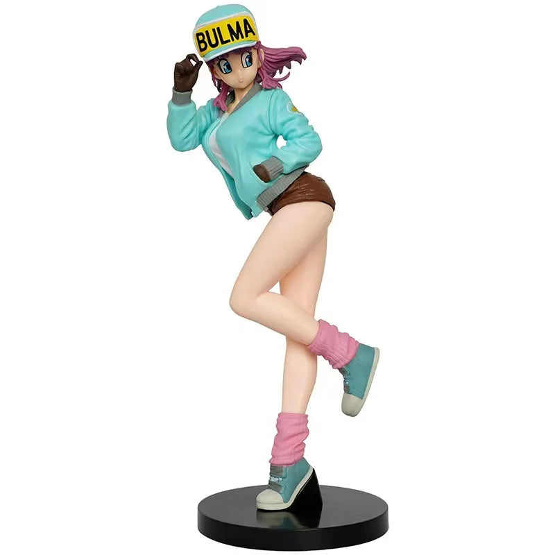 26 cm Anime-Figur Dragon Ball Z Bulma Actionfiguren PVC-Statue Modellsammlung Schreibtischdekor Puppe Geschenke Figur Puppe