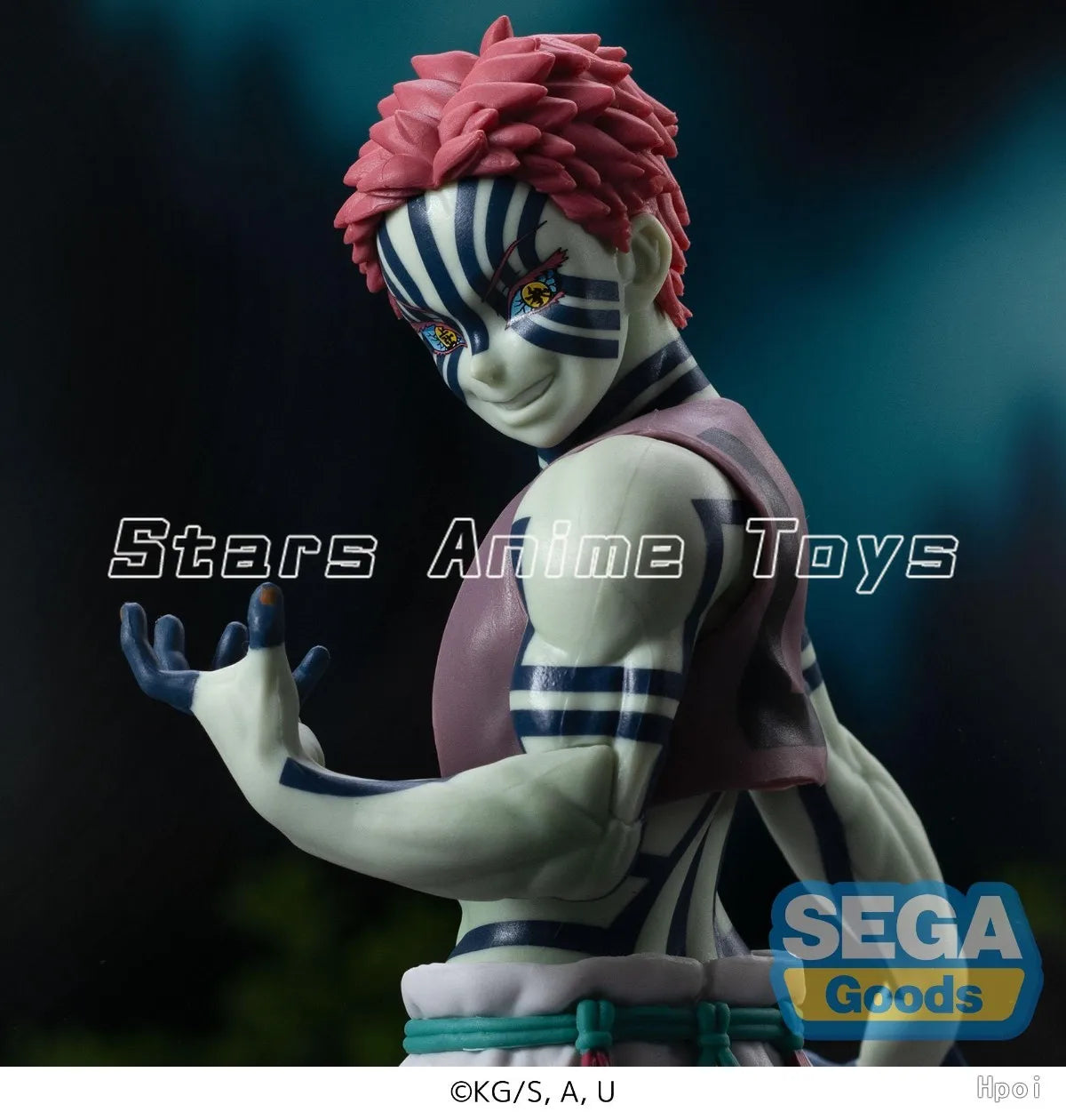 Оригинален SEGA SPM Super Premium Demon Slayer: Kimetsu No Yaiba Akaza Аниме Ръчно изработен модел Колекция играчка