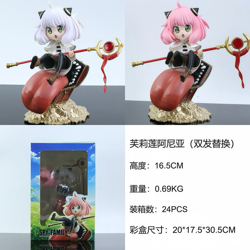 Spy×Family Anya Action Figure Collectible Anime Handmade Customizable Pvc Toy Baibian Popular Cos Series Stock Available