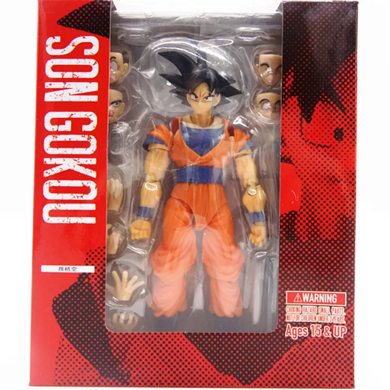 Bandai Dragon Ball Z Son Goku Figure SHF S.H.Figuarts Goku War Damage Super Saiya Anime Action Figures Model Toys Birthday Gift