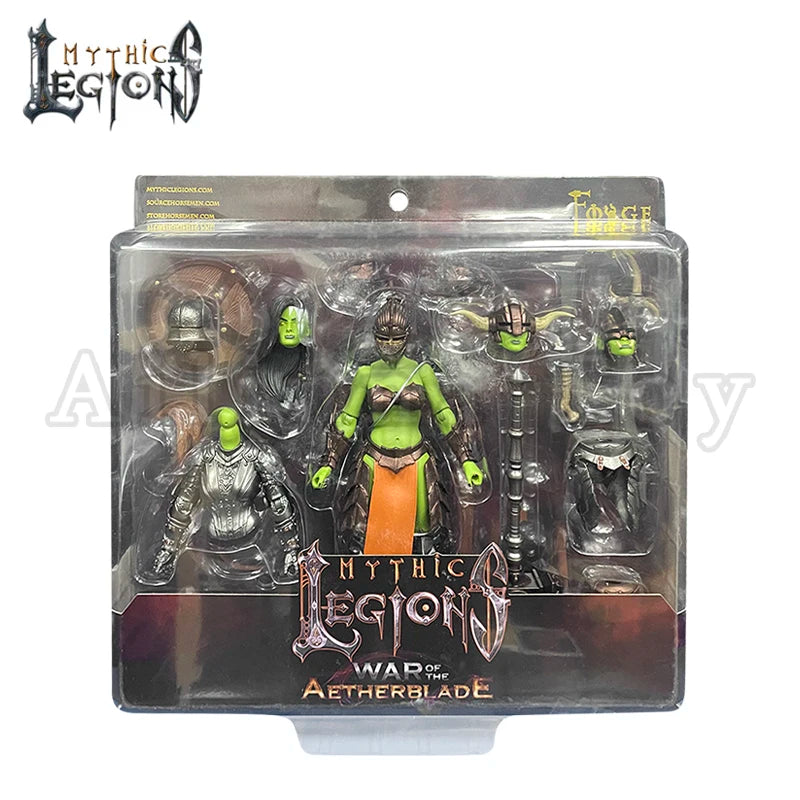 Four Horsemen Studio Mythic Legions 1/12 6inches Action Figure Deluxe Female Orc Builder Ver 2.0 Anime Model Toy