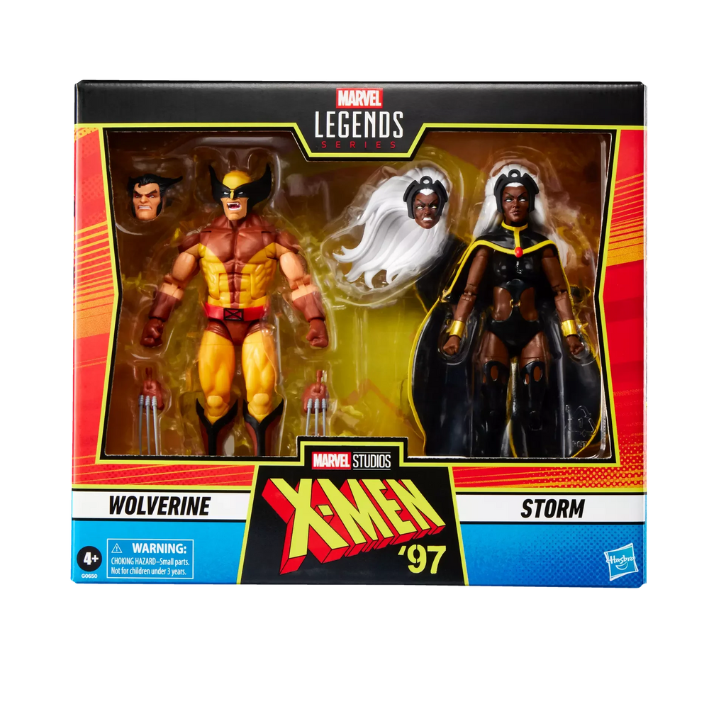 New Original Hasbro Marvel Legends Wolverine and Storm X-Men 97 Hasbropulse Exclusive Action Figure Gift Model