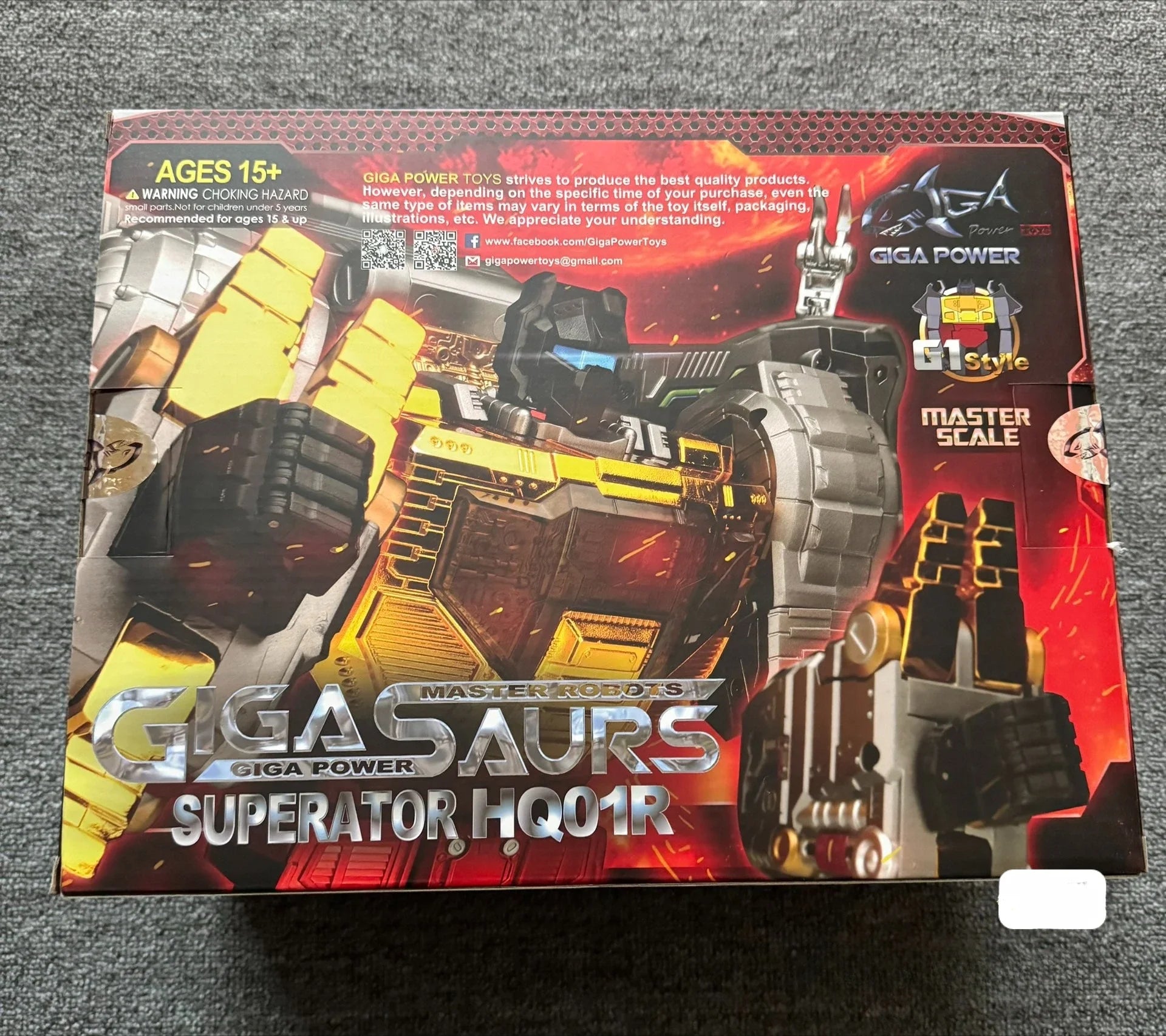 Gigapower Transformation GP HQ01R HQ-01R HQ05R Grimlock Overcom Collect Gifts
