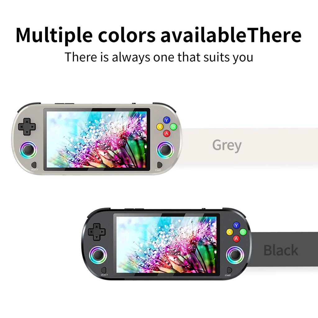 New 128GB M22 Pro Portable Pocket Retro Handheld Video Game Console 5.0 Inch IPS Screen 1920*1080 Display Support LINUX Emelec