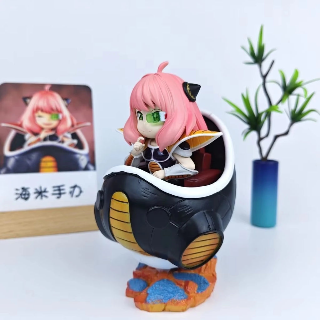 Spy x Family Anya Anime Figure Cos Frieza Series Action Figure 15cm Kawaii Girls Model Ornament Collection Toy Birthday Gift