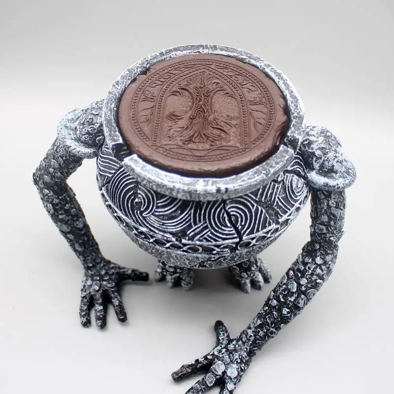 14cm Game Peripheral warrior pot Alexander jar pot brother model resin ornaments platinum amulet  Model Gift Toys collection