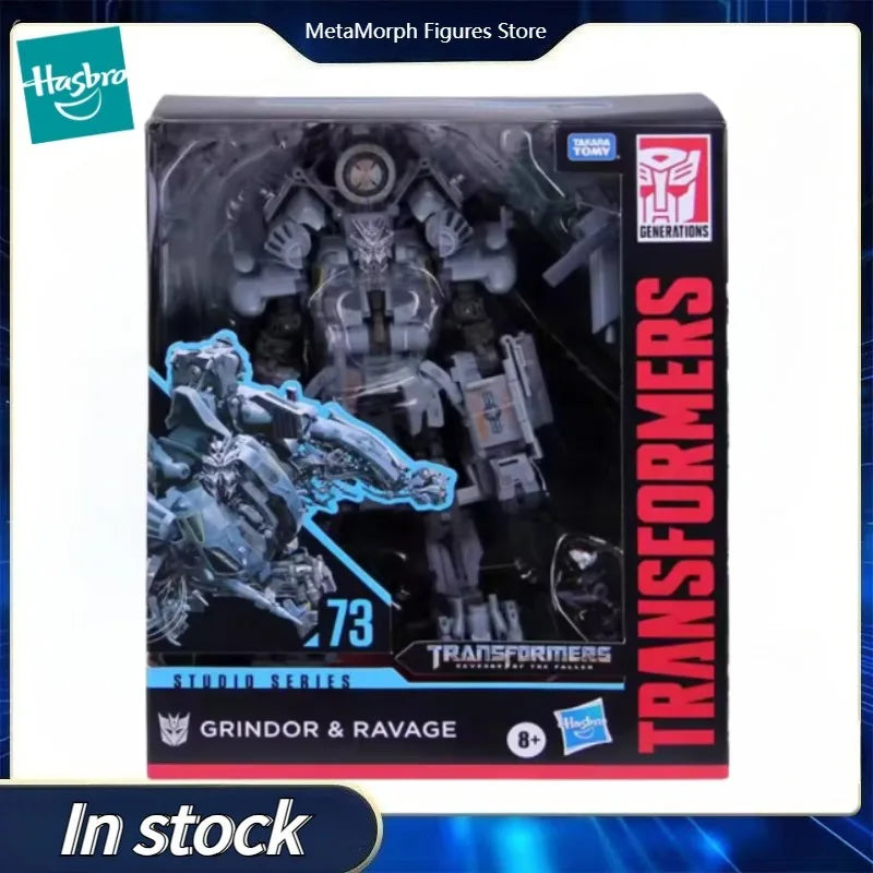 Original Hasbro Transformers Studio Series SS73 Grindor&Ravage Anime Figures Collection Toys Models