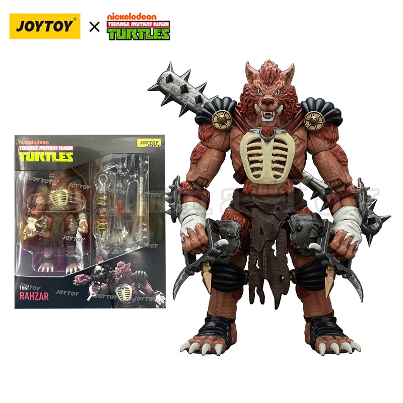 JOYTOY 1/18 Action Figure Turtles-Dirtbag Groundchuck Rahzar Anime Toy