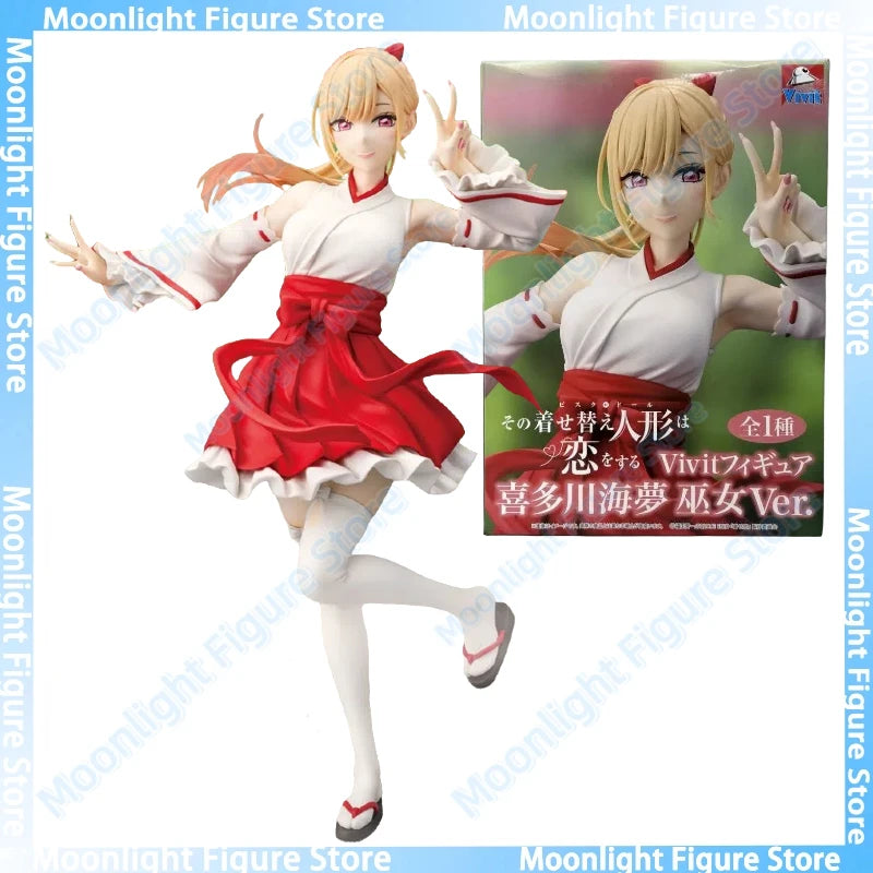 In Stock System Service Vivit Kitagawa Marin Witch's Suit Desktop Cute Dolls Anime Action Figure Toy Gift Model Collection