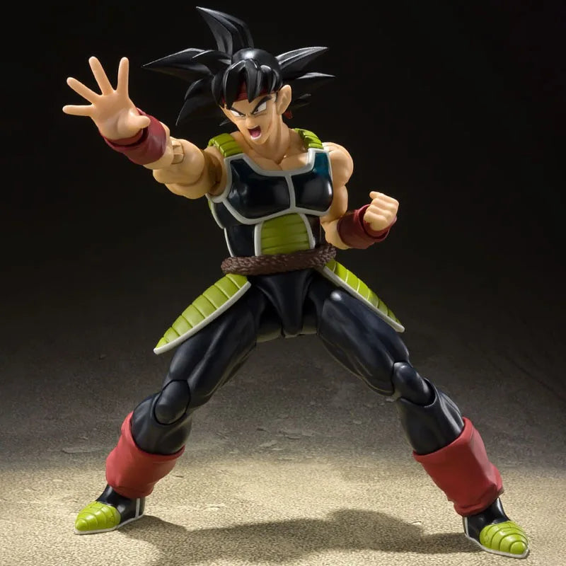 Low price In Stock BANDAI Original S.H.Figuarts DRAGON BALL BARDOCK SHF Action Figure Model Toy Gift for Kids Foam Box Packaging