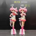 2Pcs Anime Sailor Moon Tsukino Usagi Unique Charm Sailor Moon Eternal Super Sailor Satsuki Model Toy Gift Action Figure 16CM