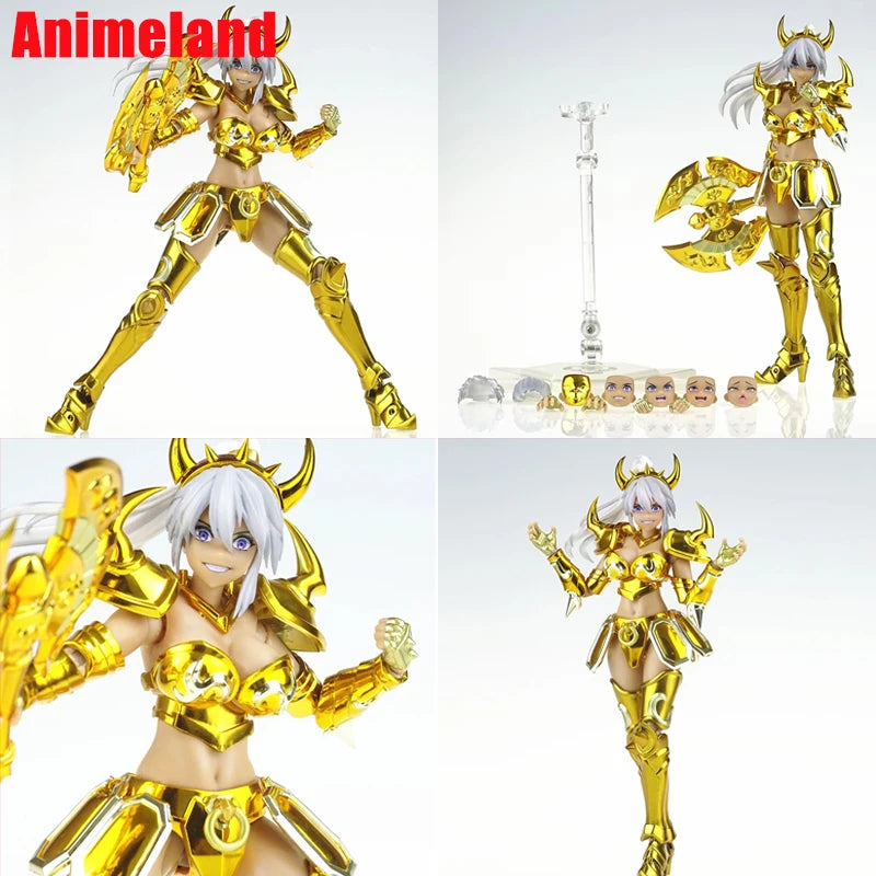 Great Toys/GT Saint Seiya Myth Cloth EX Taurus Erica Holy Contract Female Zodiac Knights of Action Figure Model In Stock