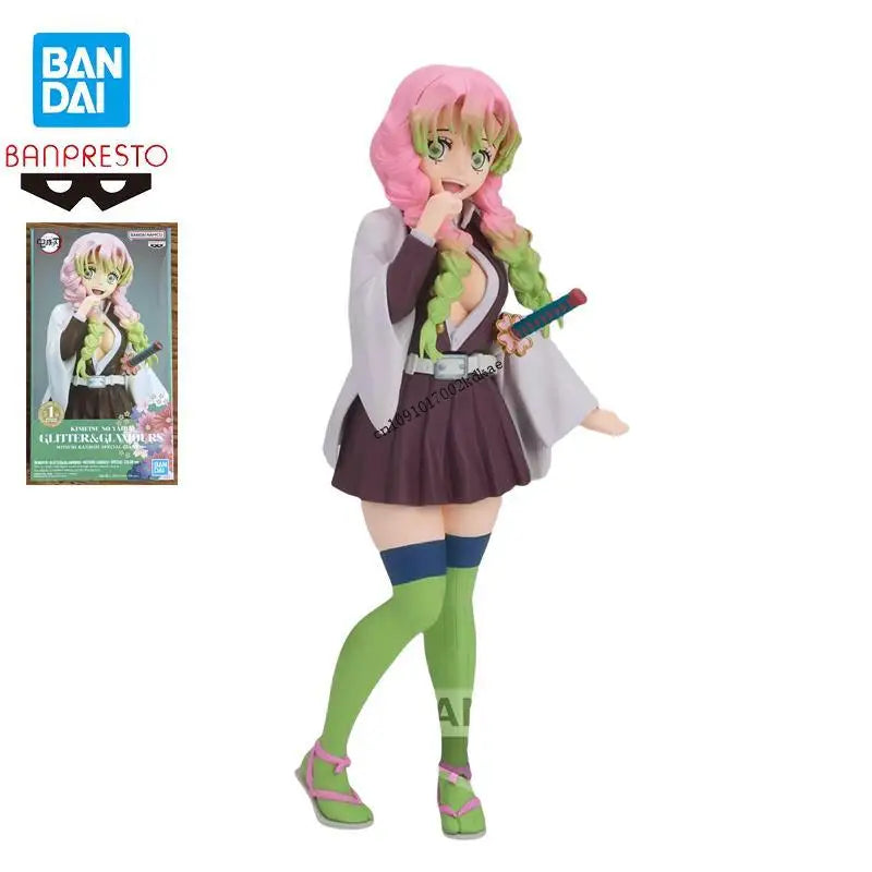 Original Auf Lager Bandai Demon Slayer Kanroji Mitsuri GLITTER &amp; GLAMOURS Figur Anime Charaktere Sammeln Ornamente Modell Niedlich