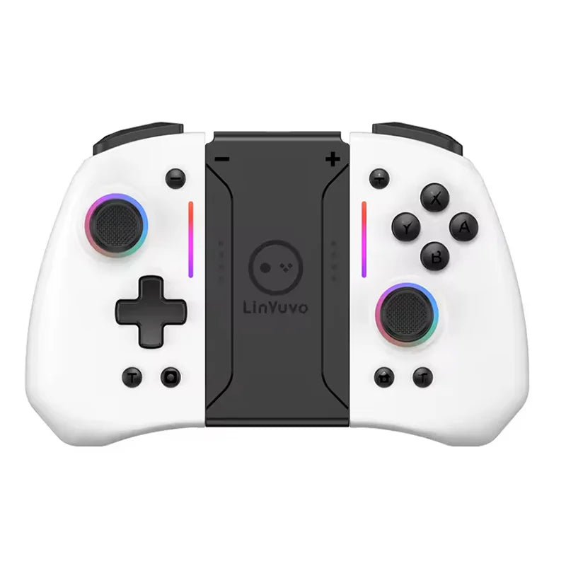 LinYuvo KS42 joycon For Nintendo Switch With Hall Effect Joypad Wireless Controller Six-axis Compatible/Macros/Turbo/RGB Light