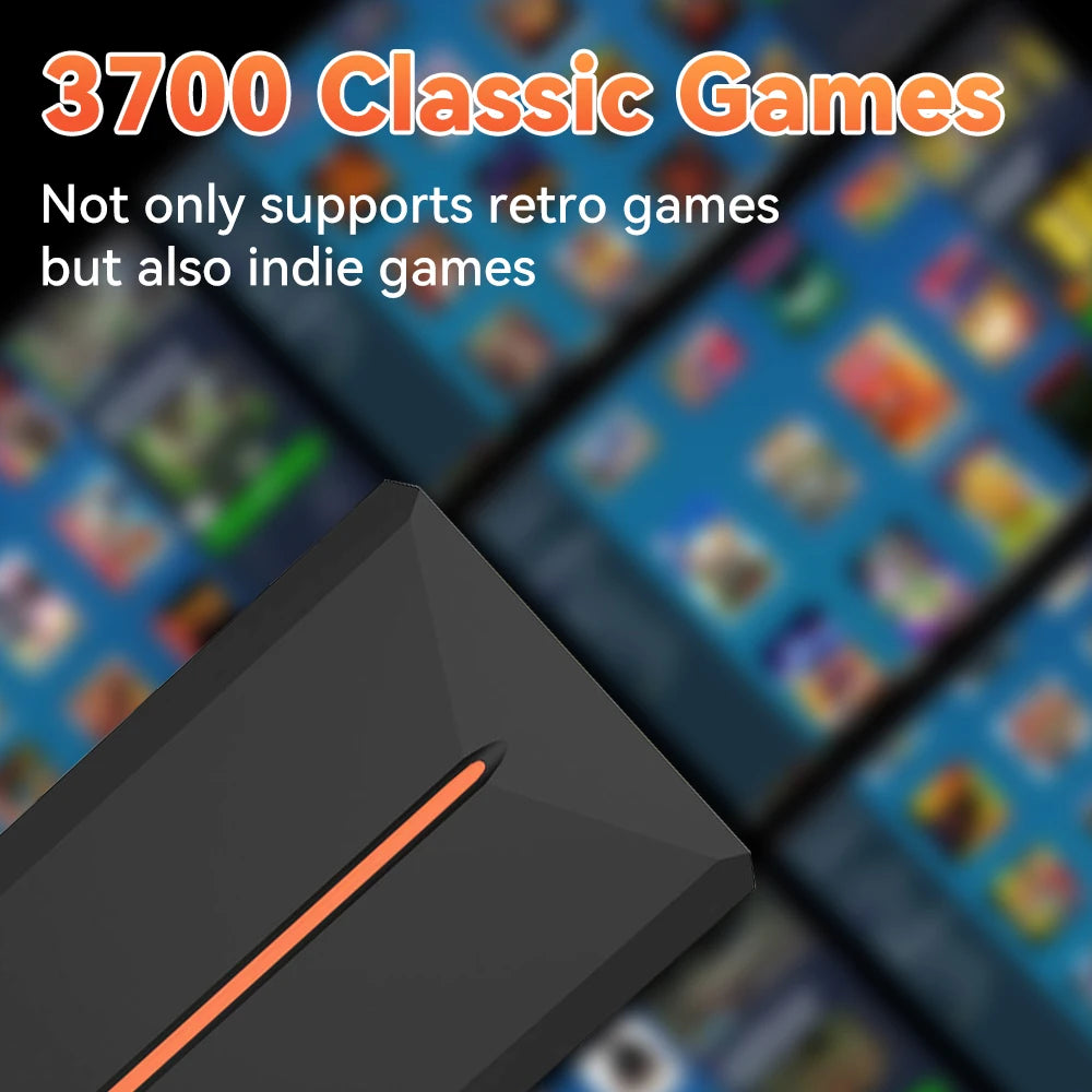 Lbox 500G Retro Game Hard Drive With 3700+Games Launchbox Retro Game Console for PS4/PS3/PS1/Switch/WII/Sega Saturn/N64 For PC