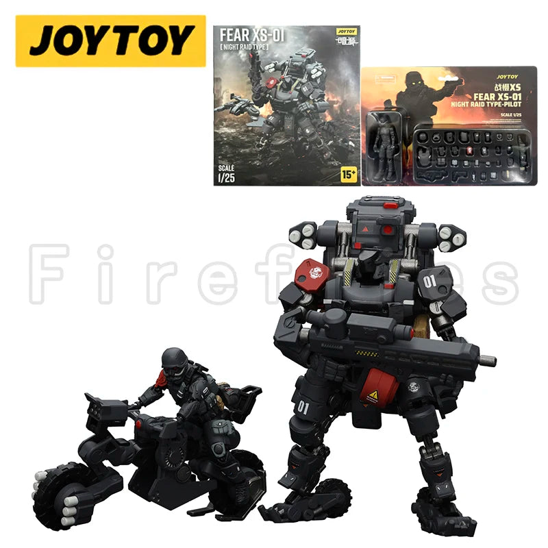 1/25 JOYTOY Action Figure Battle of the Stars Fear XS-01 Night Raid type Fear XS-02 Assault type Fear XS-03 Tactical