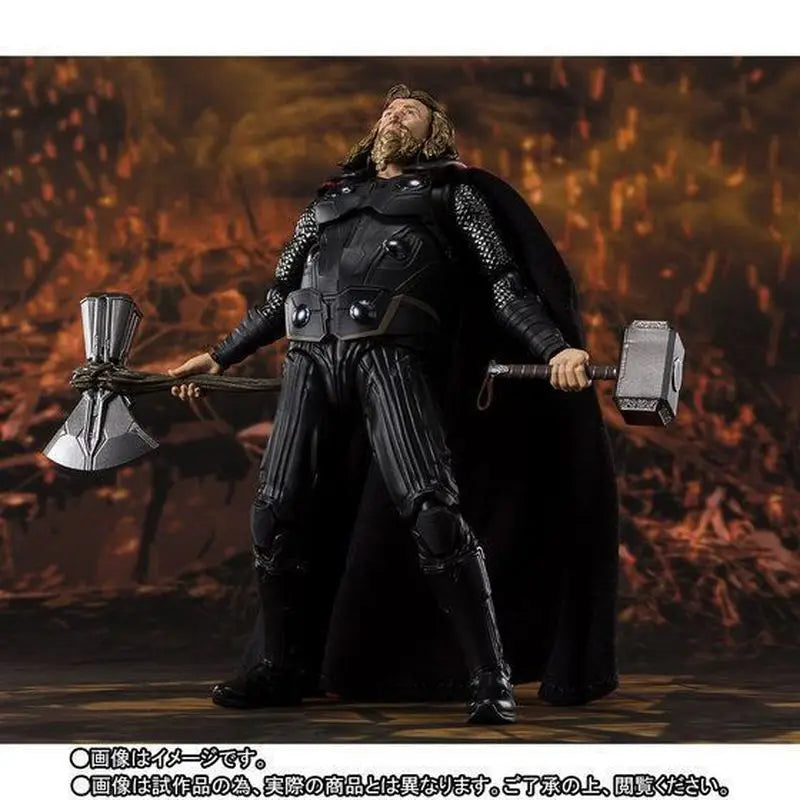Hot Marvel Action Figure The Avengers S H Figuarts Endgame Thor Odinson Genuine Model Action Toy Figure Toys For Children