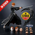 NEW HOT IN stock BLEACH SHFiguart SHF Kurosaki Ichigo Getsugatensho PVC Action Figure Model Collection Doll Toys