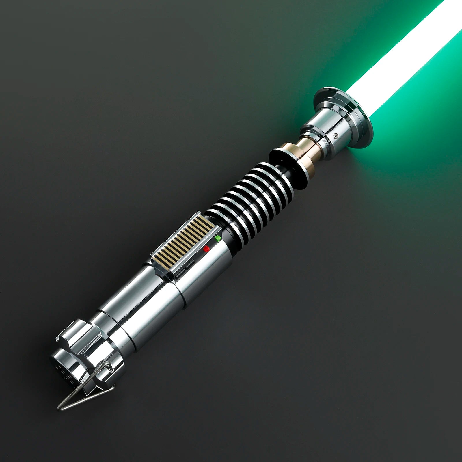 DamienSaber Luke Skywalker EP8 Lightsaber Heavy Dueling Xeno Pixel Saber Metal Hilt with 34 Sound Fonts Sensitive Smooth Swing