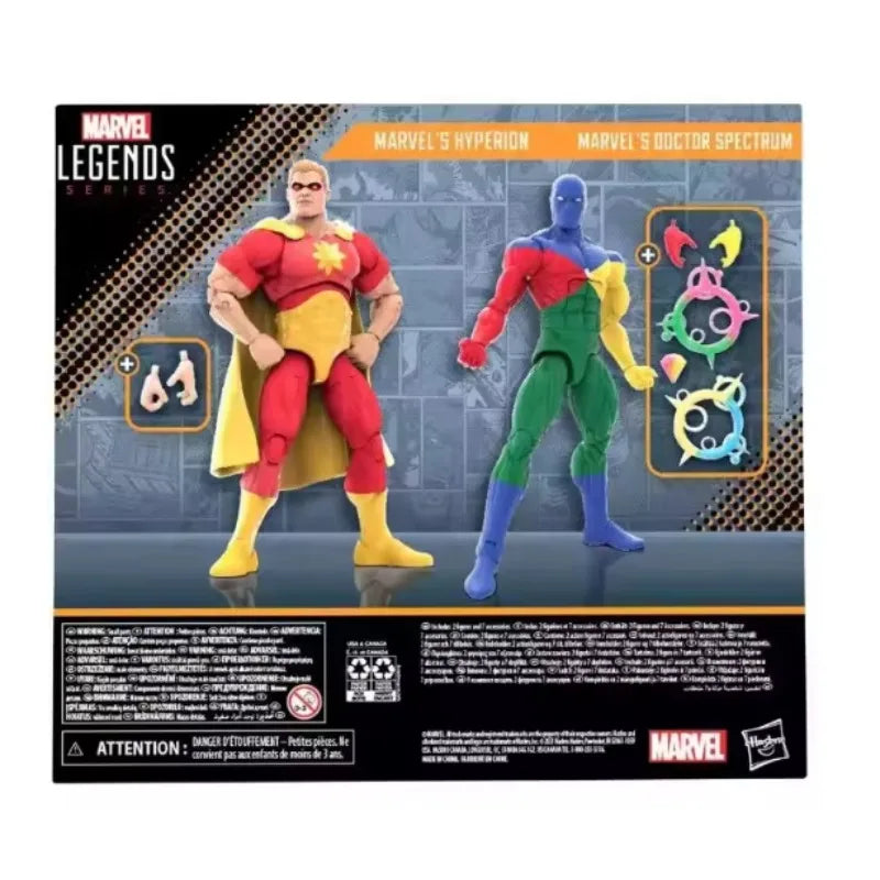 Original Marvel Legends Series Squadron Supreme Marvel's Hyperion and Doctor Spectrum  Action Figure Model Toys Gift