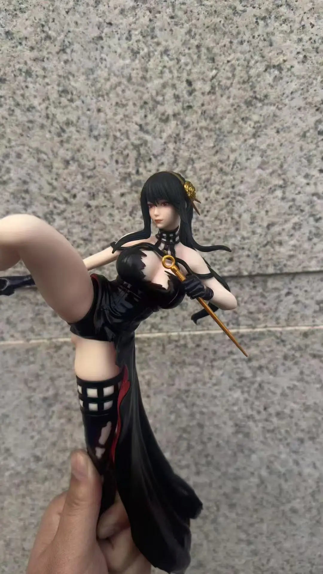 IN STOCK 33cm SPY FAMILY Anime Figure Yor Forger Figures PVC Statue Collectible Model Toy Yor Forger Beautiful Girl Decor Gift