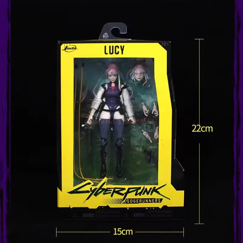 Hot In Stock Jada Cyberpunk:Edgerunners David Martinez Lucyna Kushinada Anime Figure David Lucy Action Figure Doll Toys Kid Gift