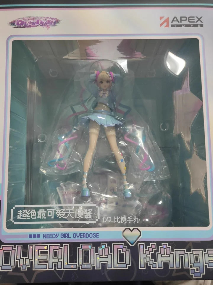 Original PVC 23.7CM APEX Toys NEEDY GIRL OVERDOSE Ame-Chan Chouzetsu Saikawa Tenshi-Chan Toy Gifts Anime Figure Collectible Doll