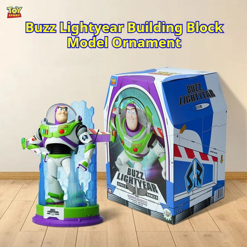 Genuine Hot Toy Story Buzz Lightyear Assembled Model Large Size Collection Ornament Surprise Birthday Gift Toy For Children