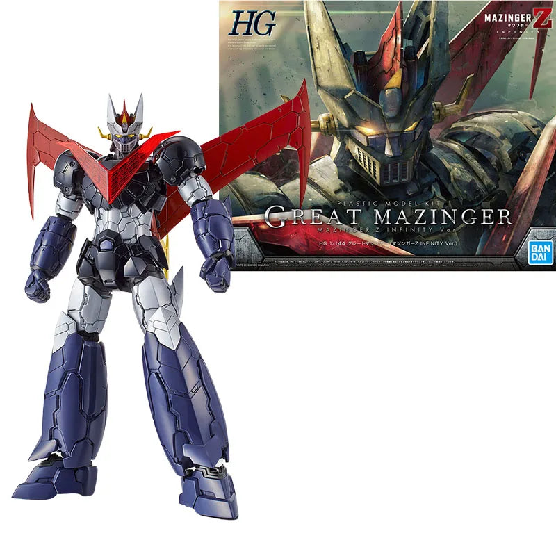 24 Hours Delivery Bandai Anime HG MAZINGER Z GENDIZER GETTER KOTETSU JEEG MAZINKAISER Original Model Toy Action Figure Gift