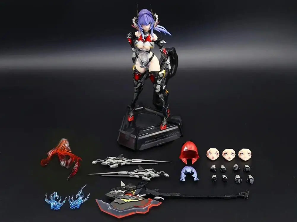 AniMester Barbera Red Action Figure Vodka Mirror Karas Samurai Figurine 1/9 Thunderbolt Task Force Model Kit Collection Toy Gift