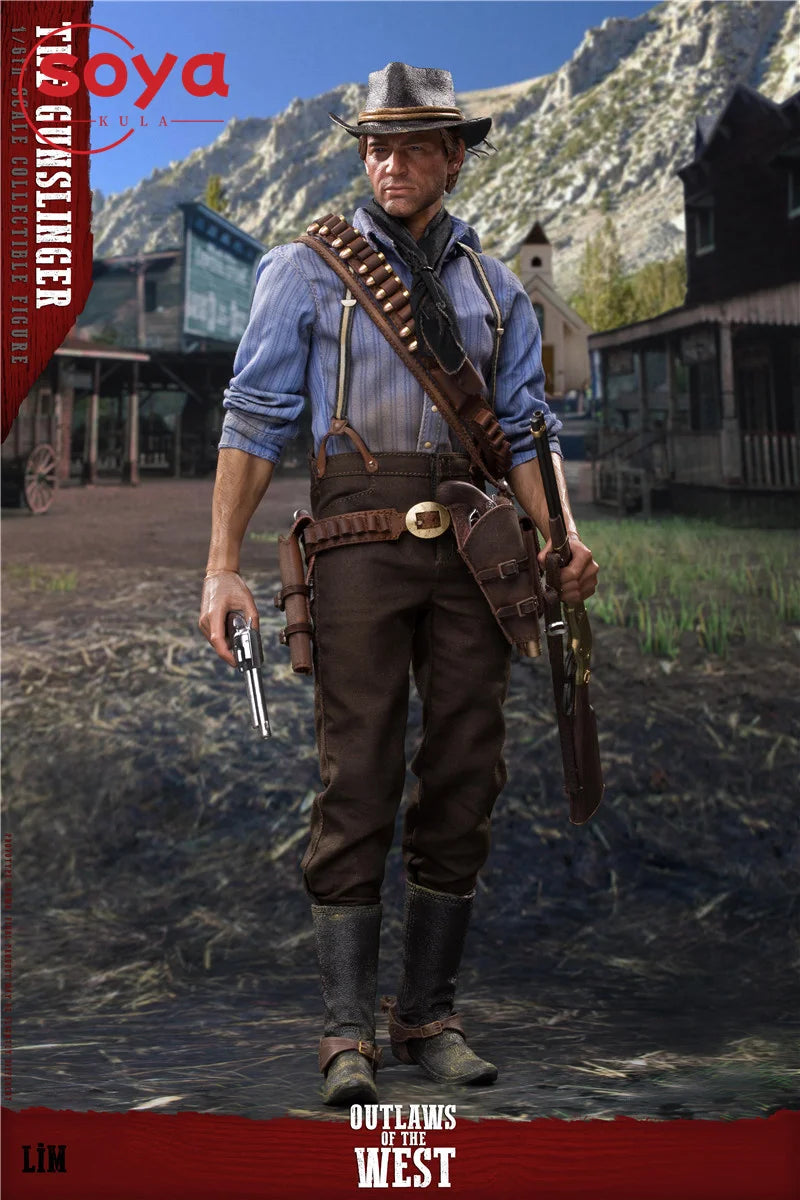 LIMTOYS LIM008 1/6 Scale Western Cowboy Arthur Action Figure 12'' Male Soldier Figurine Full Set Collectible Model Toy