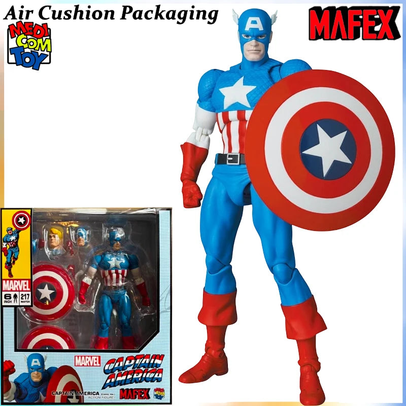 MEDICOM TOY Genuine MAFEX Series Captain America Winter Soldier Stealth Suit Classic Comic Science Action Figures Model Toys