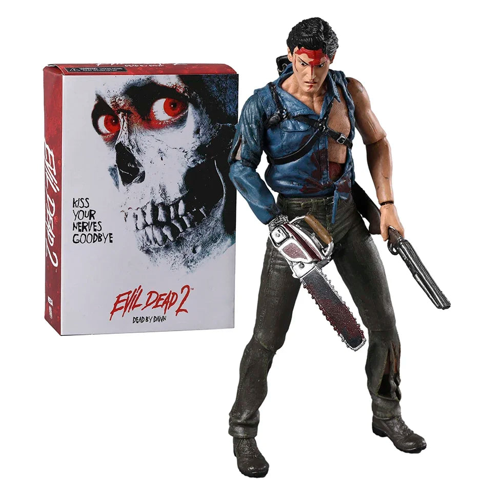 NECA Evil Dead White Variant Box Dead By Dawn Ultimate Ash Action Figure