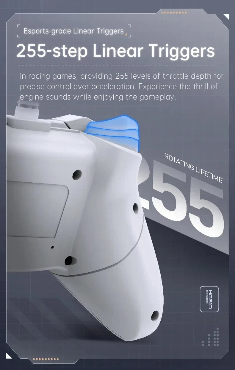 G3S Gamepads wired game controller linear effect joystick RGB 8-channel mechanical tactile D-pad suitable for PC Android gift