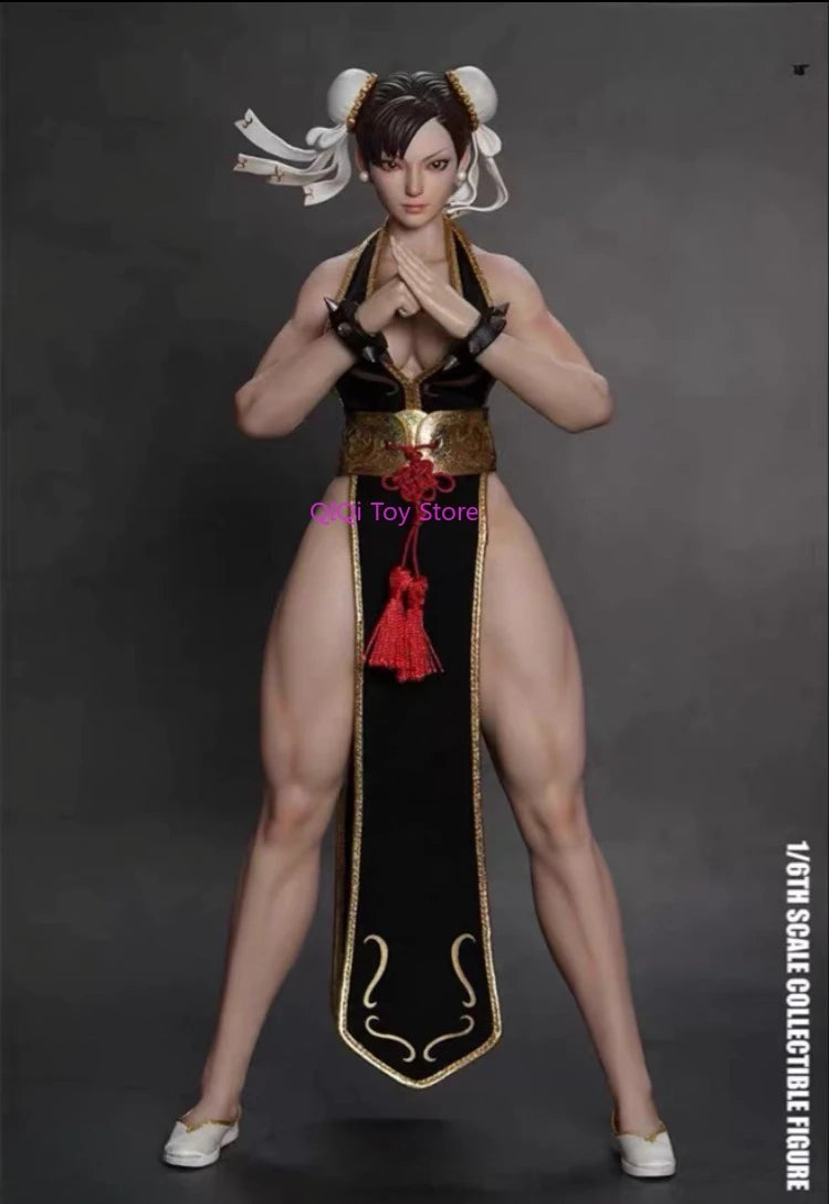 Brand new in stock  Chunli 023 blue, black  Fighting Goddess 2.0 Chunli movable doll