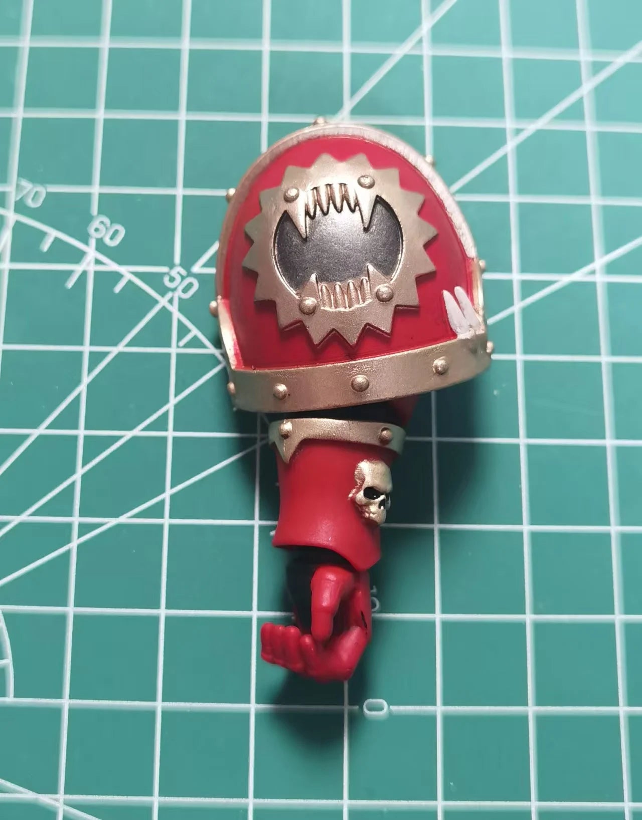 JOYTOY Warhammer 1/18 Actionfiguren World Eaters Khorne Berzerker Khorne Berzerker 2 Modell Toy Boy Geschenke 3,75 Zoll