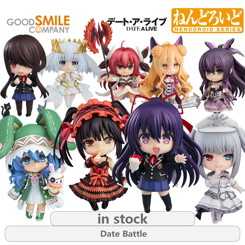 GSC Original NENDOROID.SERIES DATE A LIVE Series 466 Hours, Sakazaki Kuang San Anime Action Figure Model Toys Gifts Fo Boys