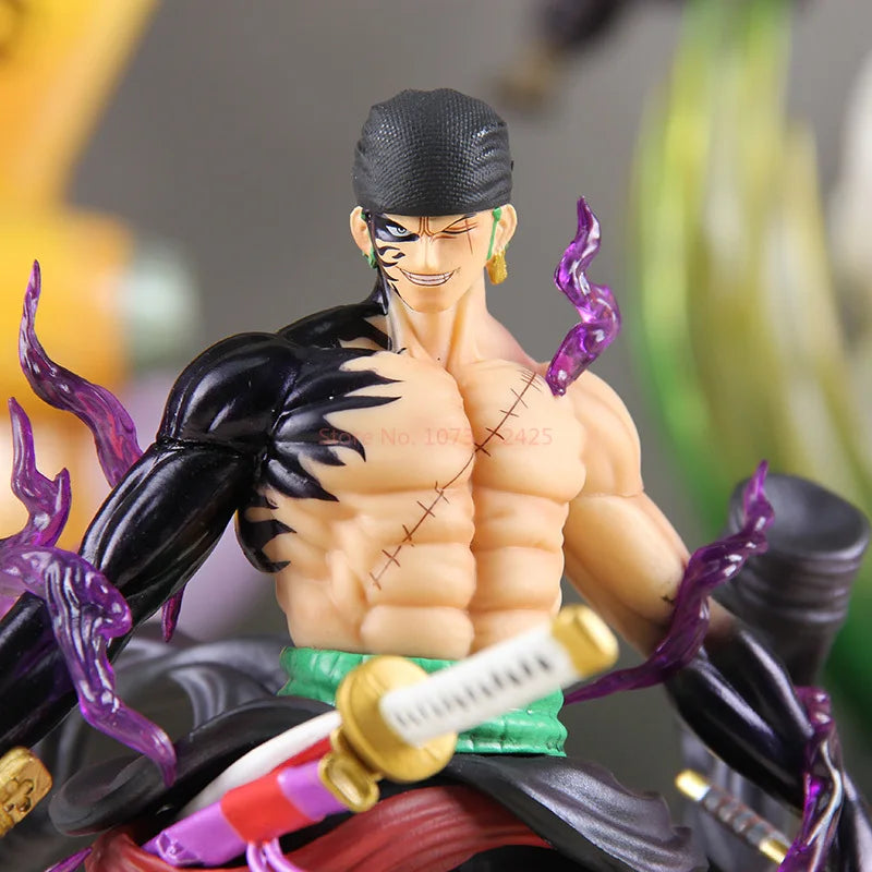 24CM One Piece Anime Figure Roronoa Zoro Action Figure Zoro Action Collection Figurines Gift Gk Toys Cartoon Model Birthday Gift