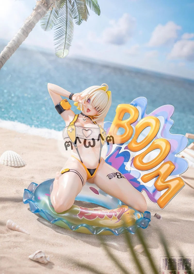 Spot, beach Ileg, beautiful girl animation game tide play peripheral car model figure birthday gift