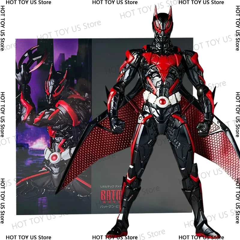 AMAZING YAMAGUCHI 1/12 Scale PVC Action Figures Kaiyodo Revoltech Batman Beyond Batman Ver. Model Collection Toy