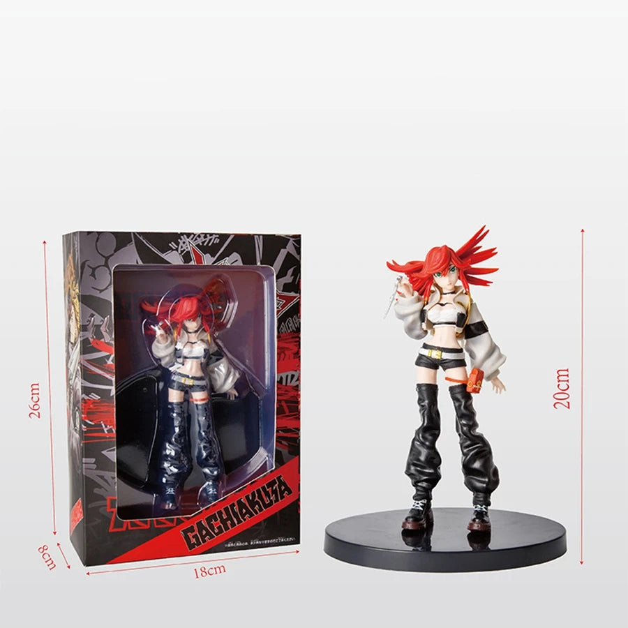21 cm/8,27 in GACHIAKUTA Anime Figur GACHI AKUTA Rudo/Riyo Action Figur Enjin/Zanka Figur PVC Erwachsene Sammlung Modell Puppe Spielzeug