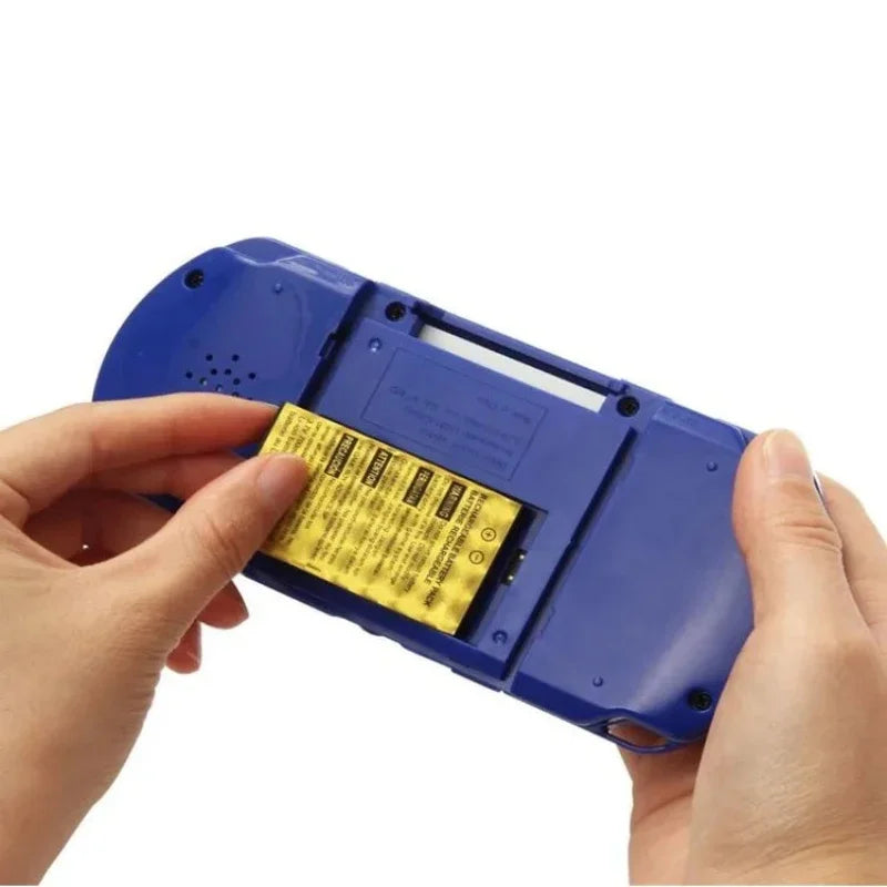 3'' Portable 16 Bit Retro PXP3 Slim Station Video Games Player Handheld Game Console 2pcs Game Card built-in 156 Classic Games