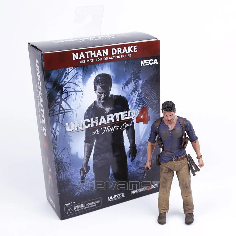 NECA Uncharted 4 A thief's end NATHAN DRAKE Figurine Collection Action Figure Model Toy