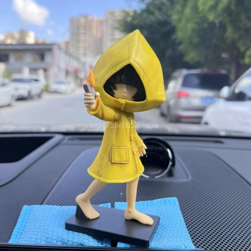 Hot Game GK Little Nightmares Anime Figurine Six Figure Mono Action Figure Toys Kids Christmas Collectible Model Decoration Gift
