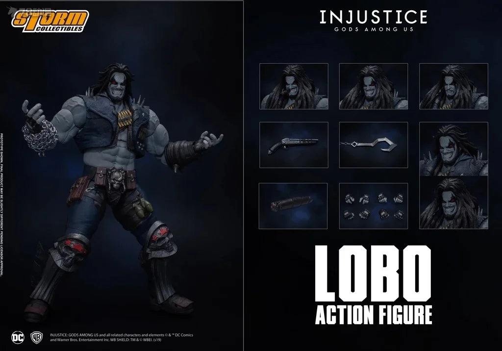 【In Stock】Original STORM COLLECTIBLES Injustice League Series LOBO 1/12 Action Figure Toy Model Gift