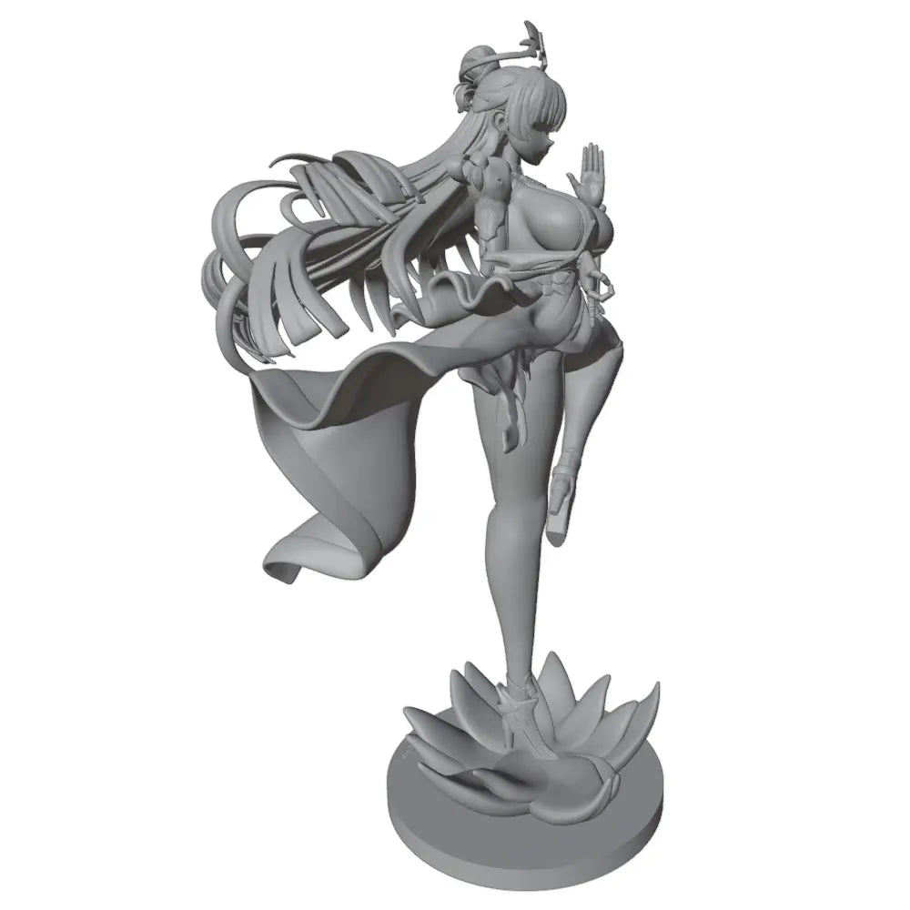 75mm100mm120mm150mm Anime Character Statue GK Miniature 3D Printed Gray Model Figurine DIY Doll Model Unassembled And Unpainted