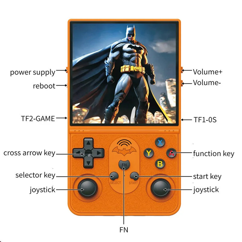 New S600 Animation Open Source Handheld Game Machine 4.0-Inch Screen Can Be Connected To Wifi Online Portable Game Machine